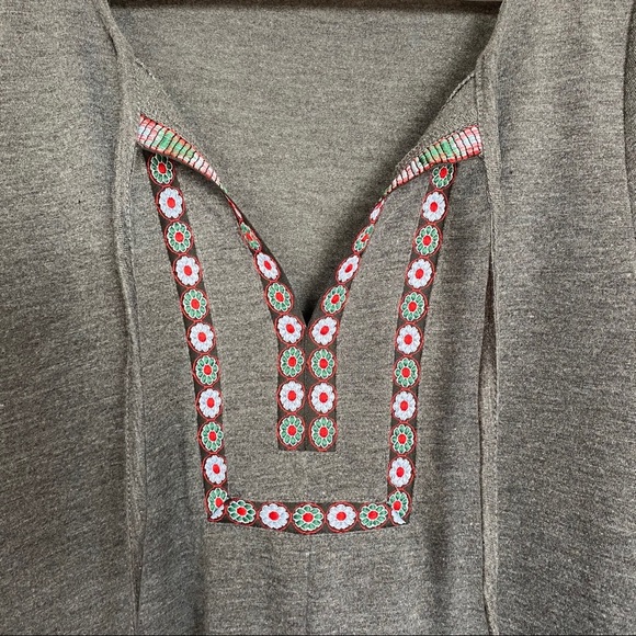 Altar'd State Long Sleeve Dress Gray Sz Small - Picture 8 of 11